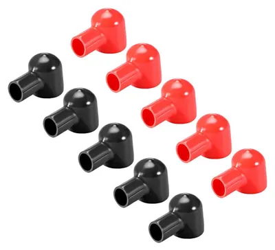 Akku-Klemmen isoliert Gummischutzkappe 12 mm x 20 mm, 5 Paare