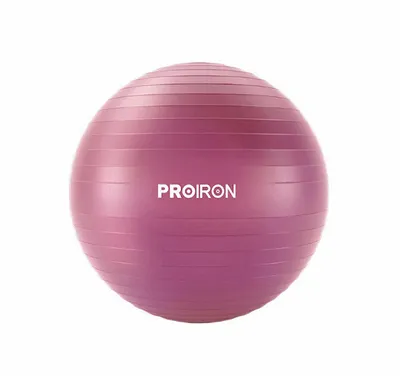 Zdjęcie produktu dla Piłka gimnastyczna PROIRON - 55 cm, ROSE RED