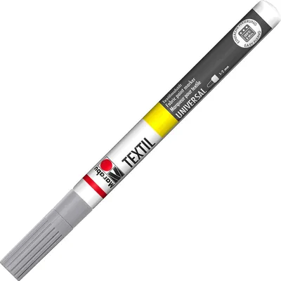 Produktbild von Marabu Textilmarker "Textil Painter" Strichstärke: 1-2 mm grau