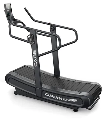 Produktbild von CARE CURVE RUNNER - Gebogenes und vernetztes Laufband - 4 manuelle Widerstandsstufen - 8 Programme - Einsatz im Fitnessstudio oder zu Hause