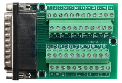 Lötfreie DB44 D-SUB 44-Pin männliche Breakout-Platine