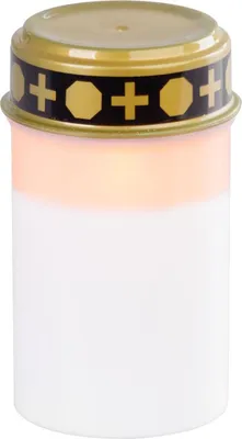 Immagine prodotto di Lumino MagicHome, con candela LED, per tomba, bianco, 12 cm, (2xAA incluse)