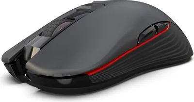 Produktbild von HXSJ T30 2,4 GHz optische drahtlose Maus wiederaufladbare stille Gaming-Maus 3600 DPI ergonomische Maeuse LED mit Hintergrundbeleuchtung fuer PC-Laptop