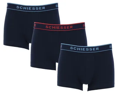 Produktbild von SCHIESSER 3 PACK SHORTS LOGO Herren Shorts