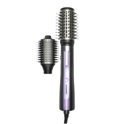 Produktbild von Heinner Heißluftbürste & Föhnbürste 1200 W DC-Motor, Ionische Funktion, Rundbürsten, Lila