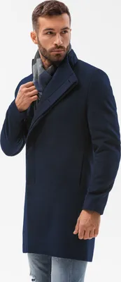 Obrázok produktu pre Ombre Clothing Pánsky kabát Joachim navy XL