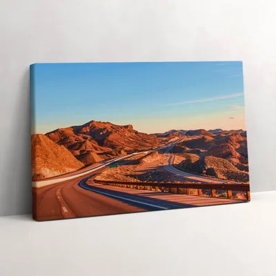 Produktbild von Felsen und Schlucht – Leinwandbild Wandbild – 60x40 cm – Leinwandbilder – Wandbilder – Schlafzimmer – Flur