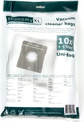 10 stofzuigerzakken geschikt voor Hanseatic VCB35B15C-1J7W-70, Fresh 1500, 1800 - VC-H 4205, Eco Line Premio - incl. filter - compatibel Swirl voor Y05, Y45, Y50, Y93, Y95, Y99, Y101, Y105 10 stofzuigerzakken geschikt voor Hanseatic VCB35B15C-1J7W-70, Fresh 1500, 1800 - VC-H 4205, Eco Line Premio - incl. filter - compatibel Swirl voor Y05, Y45, Y50, Y93, Y95, Y99, Y101, Y105