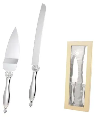 Produktbild von DRW Kuchenmesser und Tortenheber, 32 cm