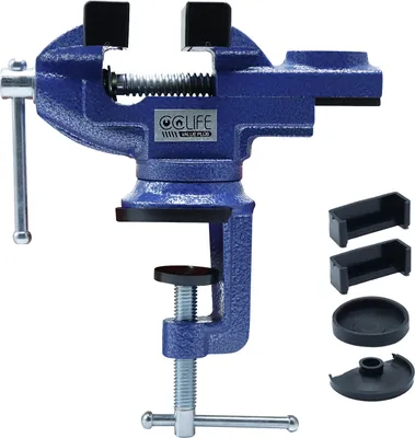 Produktbild von CCLIFE Schraubstock Drehbar für Werkbank Werkbankschraubstock Parallelschraubstock Modell:70mm