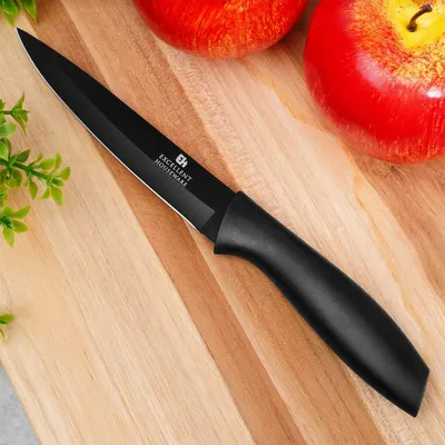 Immagine prodotto di Coltello da cucina in acciaio nero 23 cm