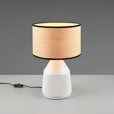 Productafbeelding van Tafellamp Formentera Ø 28cm wit