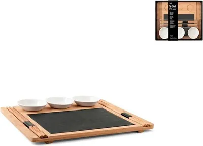 Produktbild von Sushi-Set aus Schiefer und Bambus