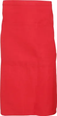 Produktbild von Dennys Erwachsene Unisex Catering Schürze mit Taschen BC3472 (Einheitsgröße) (Rot)