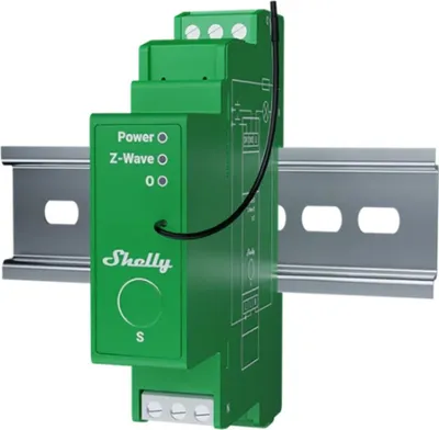 Immagine prodotto di Shelly Wave Pro Dimmer 1PM – Intelligent DIN Rail Mounted Light Dimmer