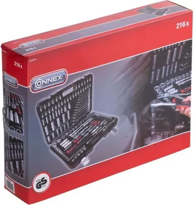 Produktbild von CONNEX Steckschlüsselsatz - 216 Teile