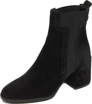 Produktbild von G2976 tronchetto donna TOD'S schwarz Wildleder Stiefelette Frau