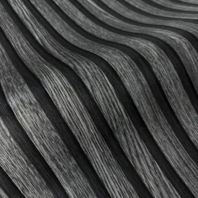 Zdjęcie produktu dla Tapeta ścienna imitująca drewno, czarno-szara, tapeta z włókniny, panele akustyczne, drewniana ściana 3D