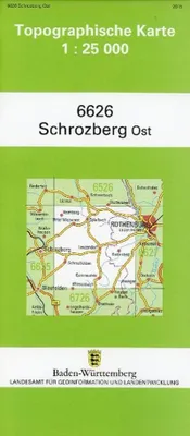 Produktbild von Schrozberg Ost 1 : 25 000