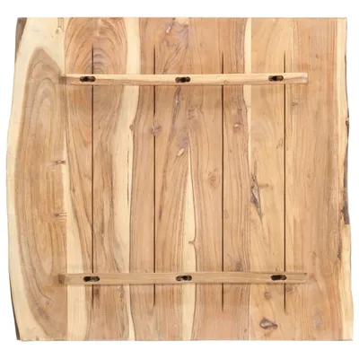 Image de vidaXL Plateau de table en bois massif d'acacia 58x(50-60)x3,8 cm