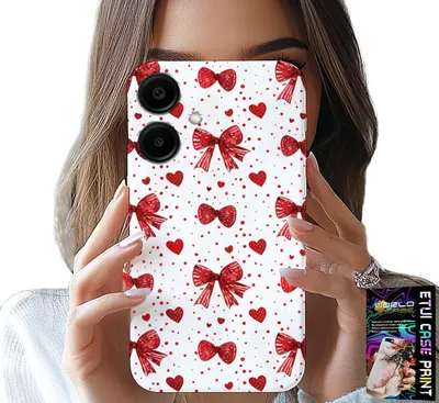 Zdjęcie produktu dla Etui Do Samsung Galaxy A06 5G - Czerwone Wstążki Wstążka Modne Wzory
