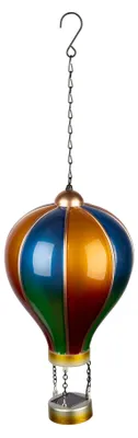 Produktbild von Solar Hängeleuchte Ballon Flammeneffekt LED Garten Deko Lampe