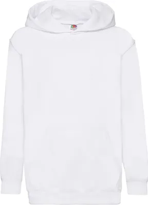 Productafbeelding van Fruit of the Loom - Hoodie voor kinderen, model FK3076 (maat 140-146) (wit)