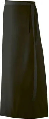 Produktbild von Schürze mit Durchgriff B 100 x L 100 cm, Fb. schwarz : 65% Polyester 35%Baumwolle 220 g/m² : schwarz