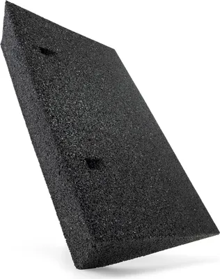 Produktbild von Autorampe Gummi schwarz I Breite: 50cm I Höhe: 110 mm I Rollstuhlrampe Gummikeil