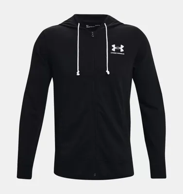 Immagine prodotto di Under Armour Uomo Rival Terry Full-Zip - 1370409, colore:Nero, tessuto:3XL