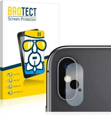 Produktbild von BROTECT Schutzglas für Apple iPhone Xs Max (NUR Kameraschutz) Schutzfolie Panzer Folie Glas Display Schutz klar