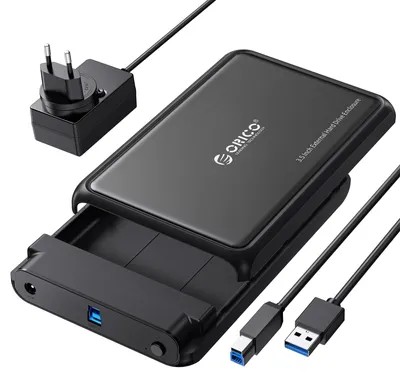 Produktbild von Externe Festplattengehäuse für 2,5/3,5 Zoll SATA