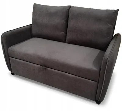 Zdjęcie produktu dla Sofa wypoczynkowa kanapa rozkładana do spania S106 Lotus velvet brąz
