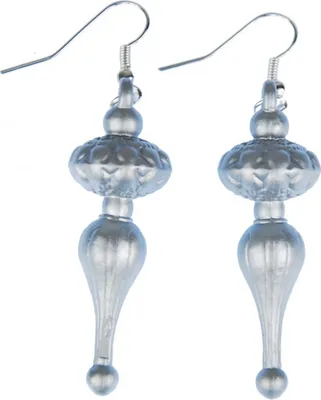 Produktbild von Weihnachtsbaumschmuck Spitze Ohrringe Miniblings Hänger Weihnachten Schnee