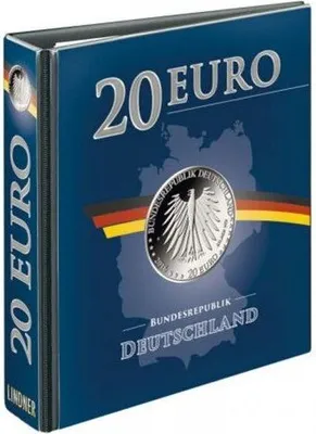 Produktbild von Lindner 3536R PUBLICA M Vordruckalbum 20 Euro-Silbermünzen Deutschland, leer