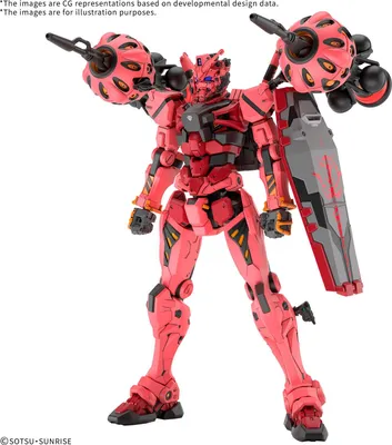 Image de HG 1/144 Red Gundam – Kit de modèle Mobile Suit Gundam GQuuuuuuX