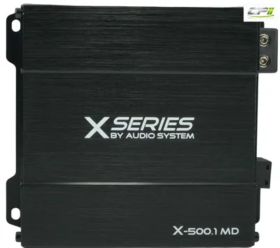 Produktbild von Audio System X-500.1 MD Verstärker PKW Caravan Mono Digital Endstufe 350 WRMS