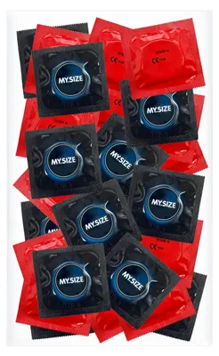 Immagine prodotto di MY.SIZE preservativi 60 mm, 50 Pezzi in sacchetto – preservativi per uomini, misura grande
