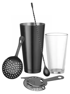 Image de Cuillère à bar BarUp, noir, 385x35mm