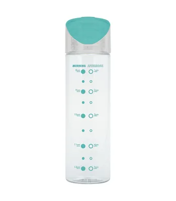 Produktbild von Tritan-Topf mit türkisblauen Kappe 650 ml