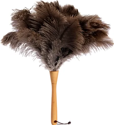 Produktbild von Kehrbesen 40 cm mit Straußenfedern