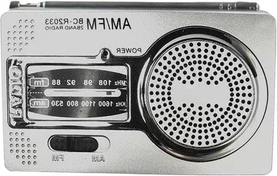 Productafbeelding van Draagbare FM Radio - Zakradio Transistorradio - Muziek Luisteren - Ingebouwde Luidspreker - 9.5 x 6.9 x 2.98 cm - Zwart