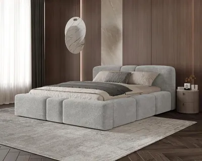 Produktbild von Chilly Möbel Design Monte Polsterbett 200x200 mit Bettkasten & Stauraum – Designer Doppelbett mit stabilem Metallrahmen - Monte16
