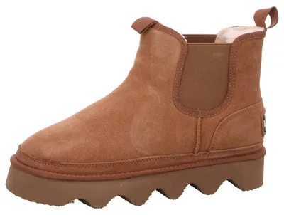 Produktbild von OOG Damenschuhe Gefüttert Schaftstiefel Braun Freizeit, Schuhgröße:41 EU