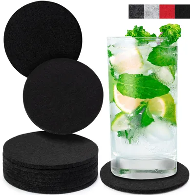 Produktbild von Vilte Untersteller, rund oder quadrat, für Gläser, Bar, Tischdeko