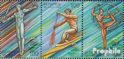 Produktbild von Briefmarken Weißrussland 2000 Mi 378-380 Dreierstreifen (kompl.Ausg.) postfrisch Olympische Sommerspiele