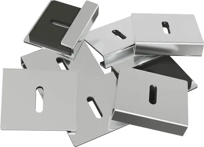 Produktbild von Spiegel Halterungsbracket 2 pcs Nickel 35 x 30 x 8,3 mm Stahl