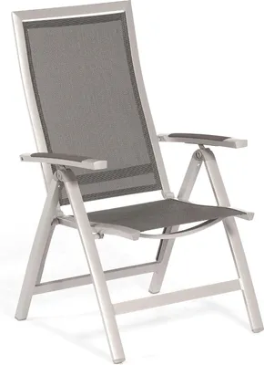 Produktbild von Sonnenpartner Star Klappsessel mit Textilen silber Klapp-Sessel 111 x 84 x 65 cm