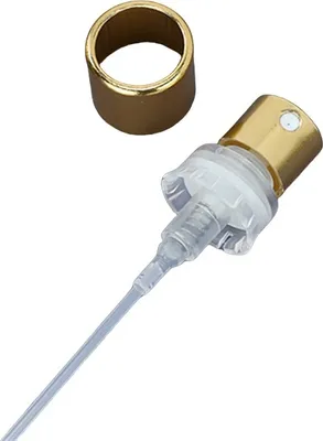 Obrázok produktu pre INF Hlavička rozprašovača fľaše na parfumy - 13 mm krimpovacia rozprašovač s hladkým uzáverom Zlato