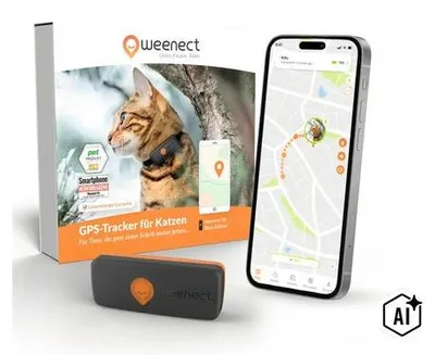 Obrázok produktu pre Weenect XS, PET, GPS lokátor, Čierna, Vodeodolný, IP68, 240 h
